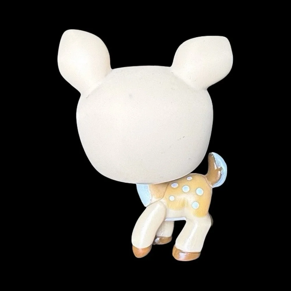 Hasbro Littlest Pet Shop LPS #634 Deer Fawn Brown Starburst Flower Eyes (A)
